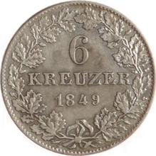 6 Kreuzer 1849   