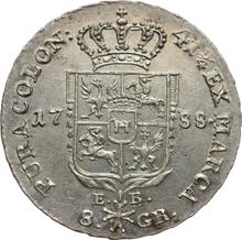 8 Groschen (Doppelgulden) 1788  EB 