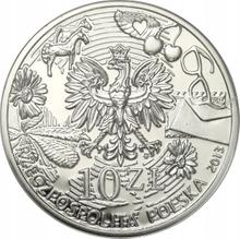 10 Zlotych 2013 MW   "Agnieszka Osiecka"