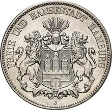 5 Mark 1908 J   "Hamburg"