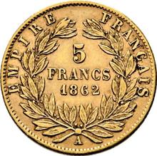 5 Francs 1862 A  