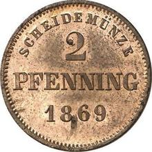 2 Pfennig 1869   