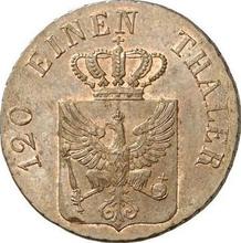 3 fenigi 1821 A  