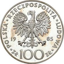 100 Zlotych 1985 CHI   "John Paul II"