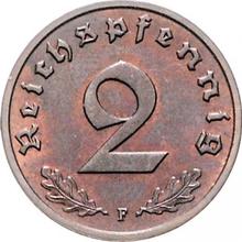 2 рейхспфеннига 1936 F  