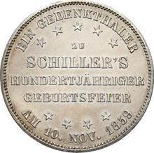 Thaler 1859    "Schiller's birthday"