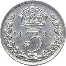 Threepence 1894   TB