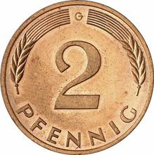 2 Pfennig 1983 G  