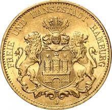 20 Mark 1913 J   "Hamburg"