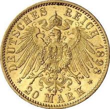 20 Mark 1898 A   "Prussia"