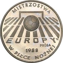 200 Zlotych 1987 MW  ET "European Football Championship 1988" (Pattern)