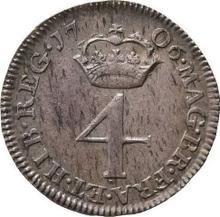 Fourpence (Groat) 1706   