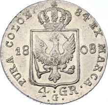 4 Groschen 1808 G   "Silesia"