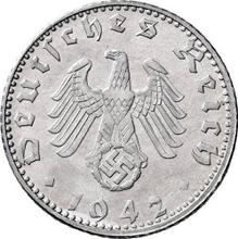 50 Reichspfennig 1942 G  