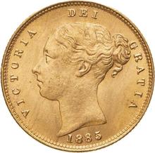 Half Sovereign 1885   