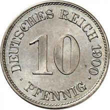 10 Pfennig 1900 E  