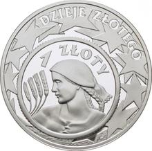 10 Zlotych 2004 MW  AN "History of the Polish Zloty - 1 Zloty of II Republic"