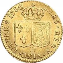 Louis d'or 1786 D  