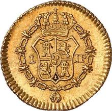 1/2 Escudo 1820 L JP 
