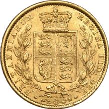 Sovereign 1864   WW "Shield"