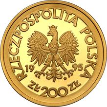 200 Zlotych 1995 MW   "XIII International Chopin Piano Competition"