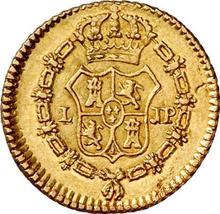 1/2 Escudo 1819 L JP 