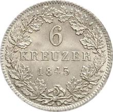 6 krajcarów 1845   
