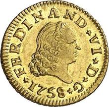 1/2 Escudo 1758 S JV 