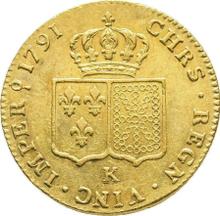 Double Louis d'Or 1791 K  