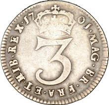 Threepence 1701   