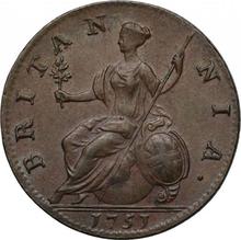 Halfpenny 1751    "Old Head"