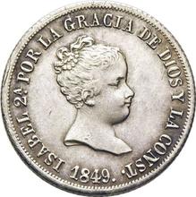 2 Reales 1849 M CL 