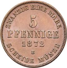 5 Pfennig 1872 B  