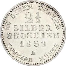 2-1/2 Silber Groschen 1859 A  
