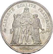 5 francos 1876 A   "Hércules"