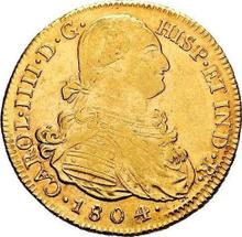 8 Escudos 1804 P JF 