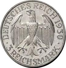 3 Reichsmarks 1930 A   "Zepelín"