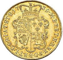 Two guinea 1739    "Young Head"