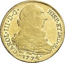 8 Escudos 1774 So DA 