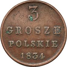 3 Grosze 1834  KG 