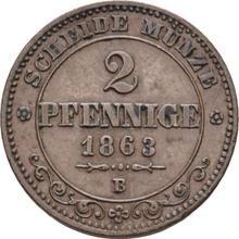 2 Pfennig 1863  B 