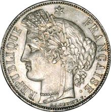 5 franków 1870 A   "Brak legendy"