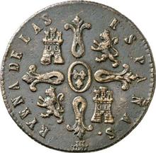 8 Maravedís 1842    "Denomination on obverse"