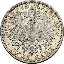 2 marki 1914 F   "Wirtembergia"