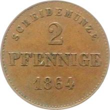 2 Pfennig 1864   