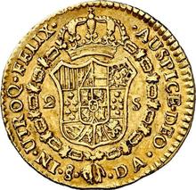 2 Escudos 1789 So DA 