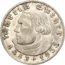 2 Reichsmark 1933 E   "Martin Luther"