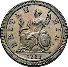 Halfpenny 1717    "First laureated bust"