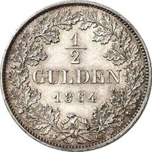 1/2 Gulden 1864   