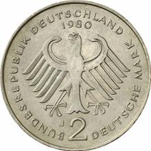 2 marki 1980 J   "Konrad Adenauer"